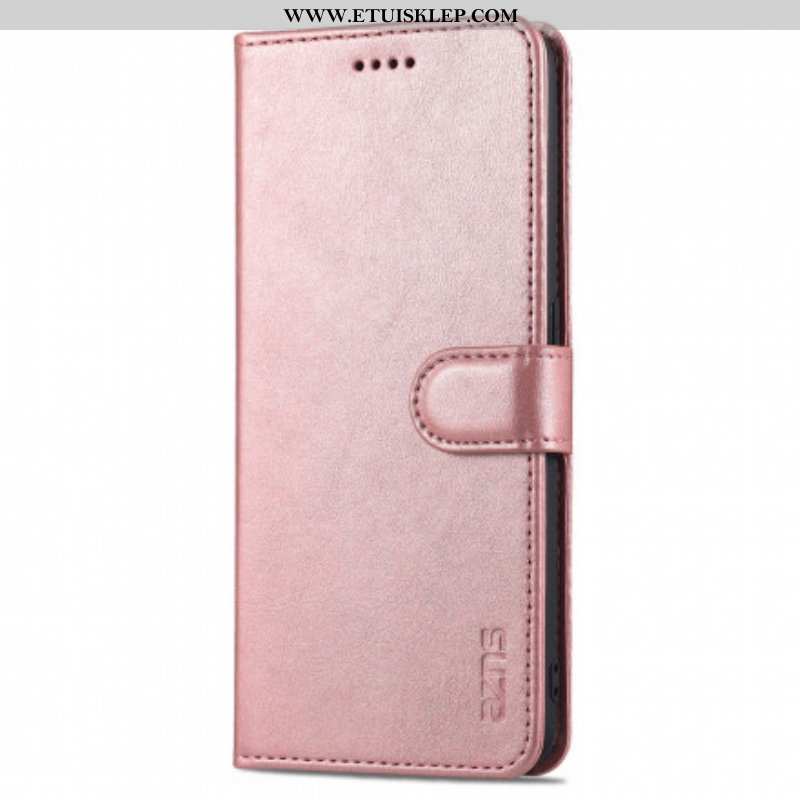 Etui Folio do Oppo A94 5G Efekt Skóry Azns